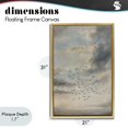thumbnail image 4 of Stupell Industries Traditional Birds in the Clouds at Dusk Gold Floating Frame Canvas Art, 21 x 31, by Petals Prints Design, 4 of 8