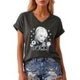 thumbnail image 3 of Women Dolly Shirts Country Music Legend T-Shirt Crewneck Short Sleeve Shirt Vintage Graphic Blouse Loose Fit T-Shirt Retro Tee Top 2XL, 3 of 6