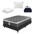 thumbnail image 1 of Colchón Matrimonial Spring Air Aries + Box + Almohada One + Protector Cloud + Sábanas Softy, 1 of 8