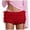 Red, variant on Women Lace Ruffle Bloomer Shorts Low Waist Layered Mini Shorts Frilly Ruched Mesh Pettipants Pajama Bottom (White, S)