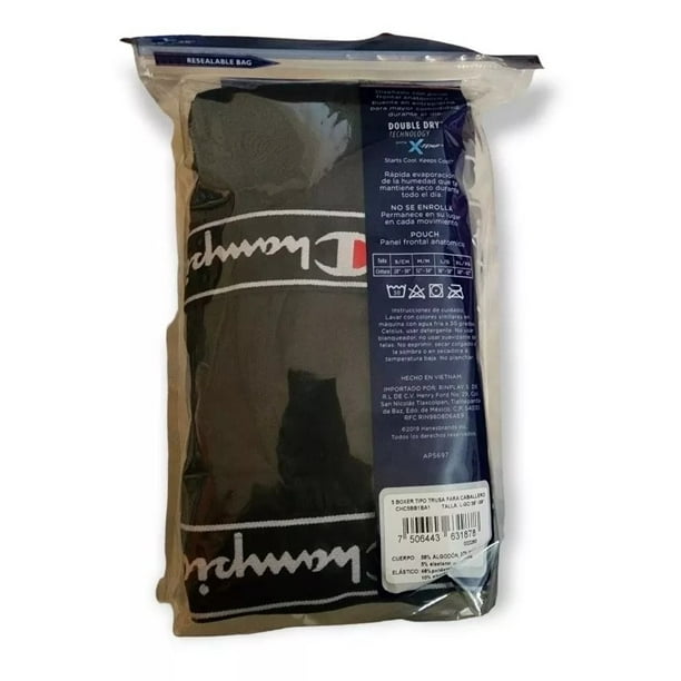 Boxer Champion Elite Ultra Confort Piezas Talla XL 40-42