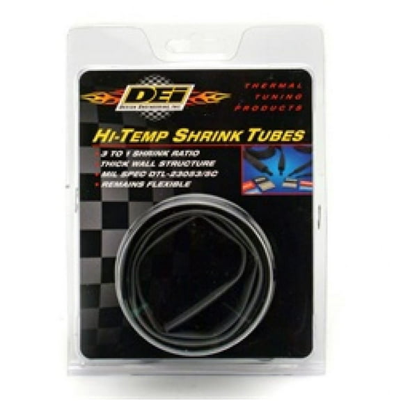 DEI Hi-Temp Shrink Tube 12mm x 4ft - Black