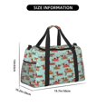 thumbnail image 3 of Balery Dachshund Christmas Play Bolsa de Gimnasio para Mujeres, Bolsa de Viaje con Bolsillo Húmedo, Bolsa de Fin de Semana para Mujeres, Bolsa de Viaje Resistente al Agua, 3 of 7