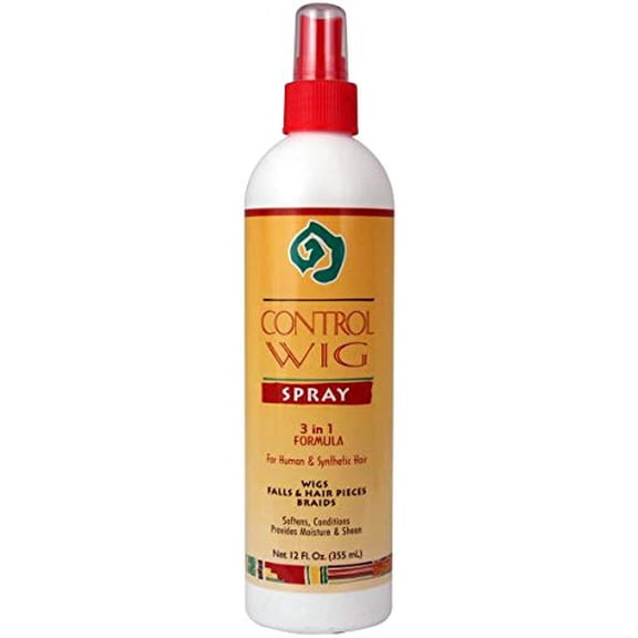 African Essence Control Wig Spray 3 in 1 Formula, 12 oz, 3 pack