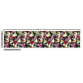 thumbnail image 3 of Floral Fabric by the Yard Upholstery, Leaves Forest Foliage Fern Petals Spring Plants on Charcoal Grey Backdrop, Decorative Fabric for DIY and Home Accents, Pale Green Magenta by Ambesonne, 3 of 5