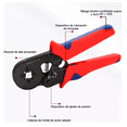 thumbnail image 5 of Set Alicate terminales crimpador engarzador 1250 piezas, 5 of 5