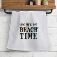 thumbnail image 2 of We are On Beach Time Highly Absorbent Beach Towels Kitchen Towels Dishcloth,Inspirational Quote Summer Beach Starfish Hand Towels Tea Towels for Bathroom Kitchen Decor(Color-4), 2 of 11