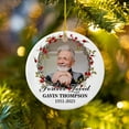 thumbnail image 4 of Personalized PhoTo Lost Loved Ones Ceramic Ornament Christmas 2025, Forever in My Memory Ornament Gift, Custom Picture & Name Remembering of Loss of Loved Ones Ceramic Ornament, Memories Ornaments, 4 of 6