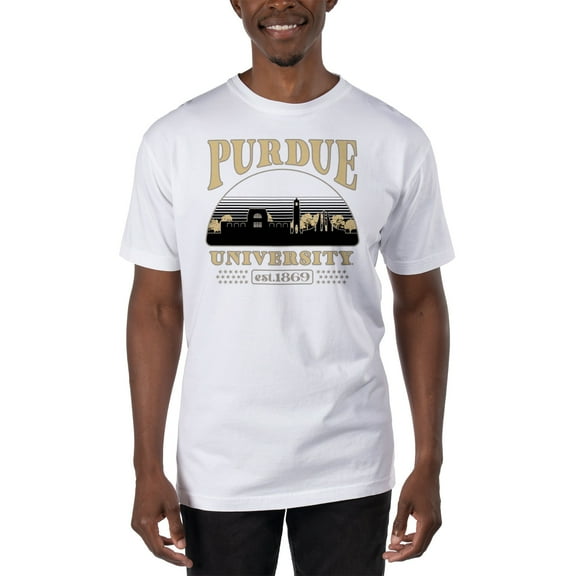 Men's Uscape Apparel White Purdue Boilermakers T-Shirt