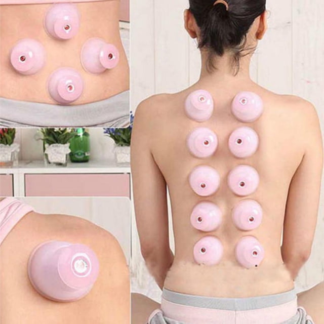 Paquete de 6 Piezas de Silicona China para Mujeres Y Hombres, Ventosas Al Vacío, Ventosas Corporales, ador, Herramientas, Kits de Acupuntura Yinane Ventosas para masaje