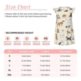 thumbnail image 3 of Fotbe Dogs Funny Pets Vestido de Dormir para Niñas de 3 a 10 Años, Mangas Cortas, Estilo Princesa, Pijama Camisón con Mangas Voladas-Small, 3 of 6