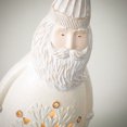 thumbnail image 2 of 12"H Sullivans Scandinavian Lighted Santa Figurine, Christmas Decor, White, 2 of 3