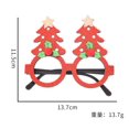 thumbnail image 1 of Marco de cristal de Navidad 2 paquetes, marco de gafas de Navidad/anteojos para suministros de recuerdo de fiesta de Navidad con estilos surtidos (talla única para la mayoría de las personas) Xemadio HMFJ235-2, 1 of 2