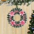 thumbnail image 4 of YIMWNYI Christmas Wreath, Holiday Decoration, Artificial Floral Wreath, Indoor Outdoor Decor, Pinecone and Golden Ball Wreath, Door and Wall Hanging, 4 of 6