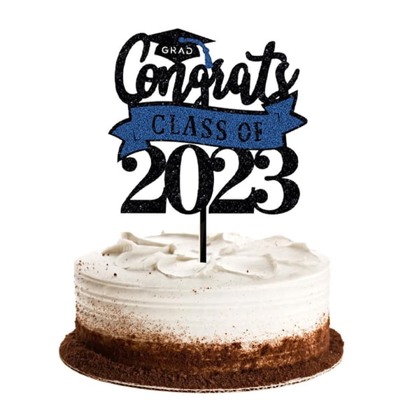 2026 Graduation Party Cake Decoration Tools Cardstock Cake Insert Topper Party Supplies Birthday Graduation Celebration Cake Topper DIY Hanging Decor Creative Festive Accessories for Party Table