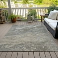 thumbnail image 6 of Addison Rugs Chantille Indoor/Outdoor Transitional Abstract Taupe Washable Rectangle Rug, 3' x 5', 6 of 6
