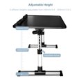 thumbnail image 3 of Plateau de Lit Pliable pour Bureau à Genoux, Support d'Ordinateur Portable à Hauteur et Angle Réglables, Plateau de Déjeuner Portable pour Canapé pour Travailler, Étudier, Lire et Écrire, 3 of 9