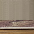 thumbnail image 3 of Abstract Turkish Area Rug, Ocean Inspired Graphic Paisley Pattern Swirled Hand Drawn Art Print, Soft Carpet for Living Room Decor with Distressed Look, 4' X 5.7', Eggplant Peach, by Ambesonne, 3 of 4