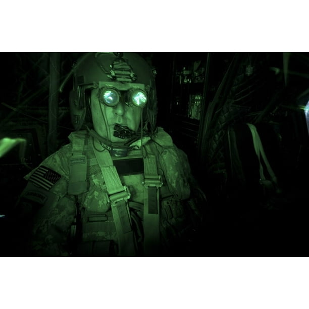 Pilots Equipped with Night Vision Goggles in the Cockpit 