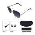 thumbnail image 3 of Lentes de Sol Tommy Hilfiger Outlook Mujer Marco de Metal Dorado Filtro 100% UV, 3 of 5