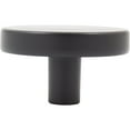 thumbnail image 3 of Contemporary Round Cabinet Knob, 1-1/2 Inches, Zinc Base Material, Matte Black by Stone Harbor Hardware, 3 of 4