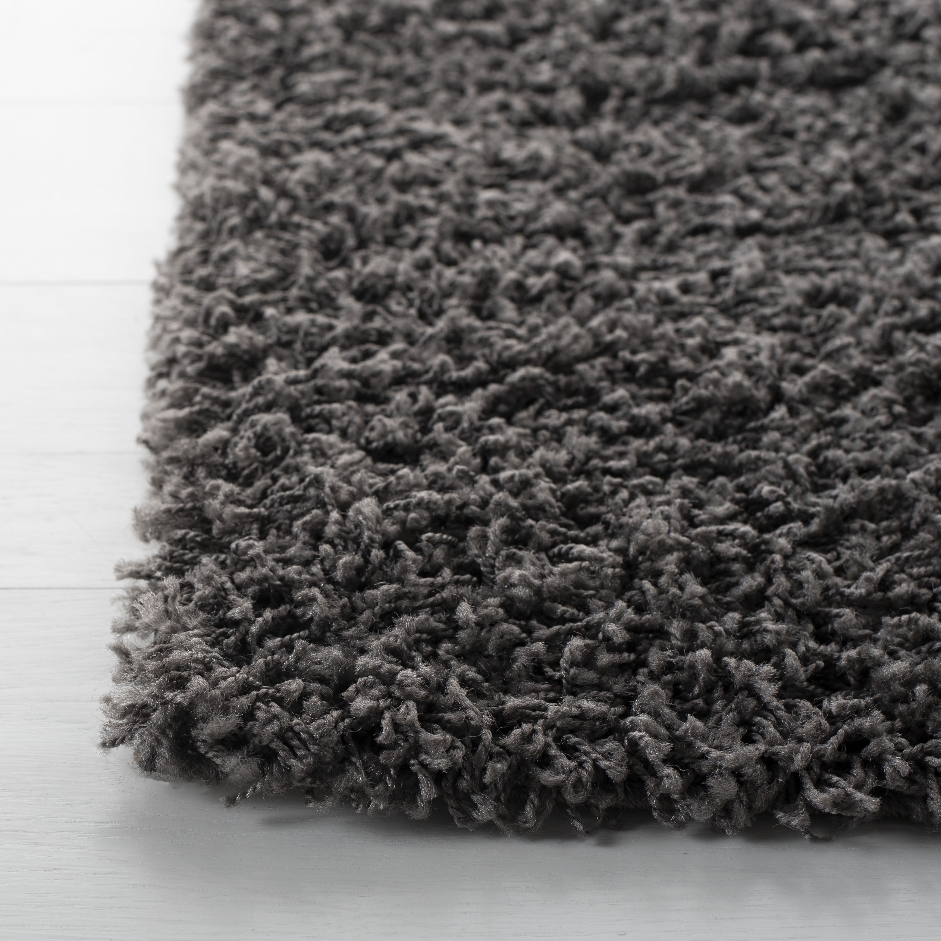Safavieh Athens Talia Solid Shag Area Rug, Dark Gray, 6' x 9'
