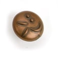 thumbnail image 1 of Bouton de Graffiti de 1,38 Po - Bronze Lavé à la Pierre, 1 of 1