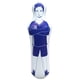 thumbnail image 5 of Inflable Pared Humana Poste Boxeo Posicionamiento Tiro Libre Equipo Entrenamiento Simulación Fútbol (personaje Blanco + Azul), 5 of 9