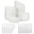 thumbnail image 3 of Miangastore 1000pcs Oval Cake Cups Small Disposable Baking Cups Baking Cup Wrap Small Paper Boat Shape Cake Cups for Cakes Muffins, 3 of 8