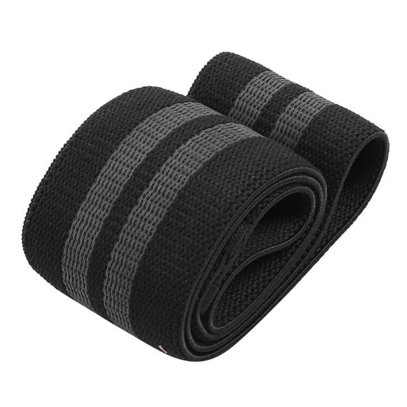 Hip Resistance Fitness Stretch Belt Squat Belt Body Shaping Building Elastic Band Belt (Black)