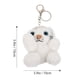 thumbnail image 2 of 1 llavero de peluche de tigre pequeño con forma de mascota del año del tigre., 2 of 5