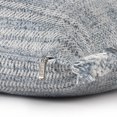 thumbnail image 4 of Mally Hand-Woven Striped Polyester Throw Pillow, Denim Blue/Ivory, 20" x 20", Count per Pack 1, 4 of 10