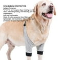 thumbnail image 4 of Dog Elbow Protector, Soft and Comfortable Cotton Polyester Blend Fabric Wound Elbow Protector Sleeve Elastic Cuffs Design Elbow Joint Support Strap for Calluses, 4 of 7