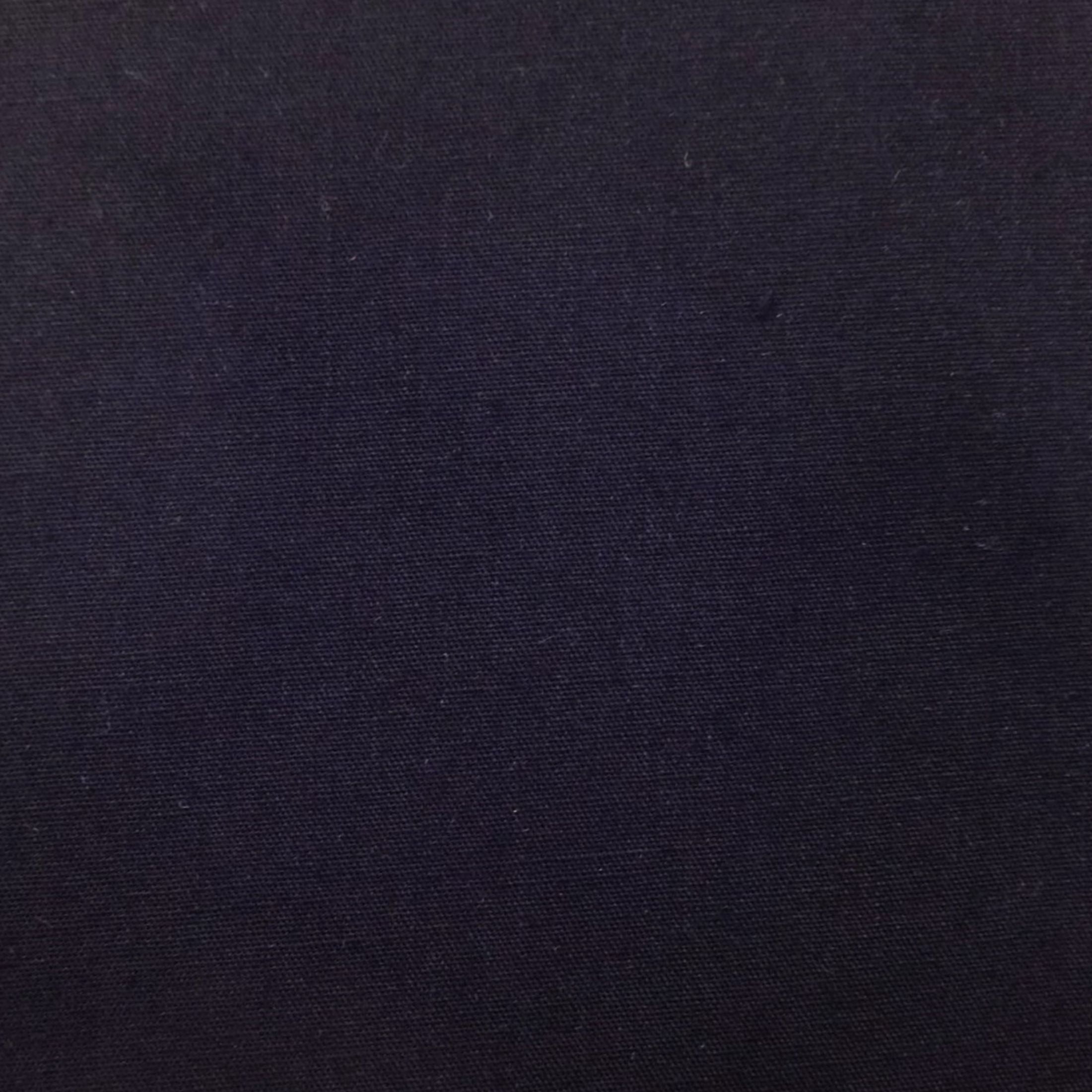 Shason Textile 2 Yard Cut Poly Cotton Fabric, Black, 44" Wide for Craft & Quilting Projects