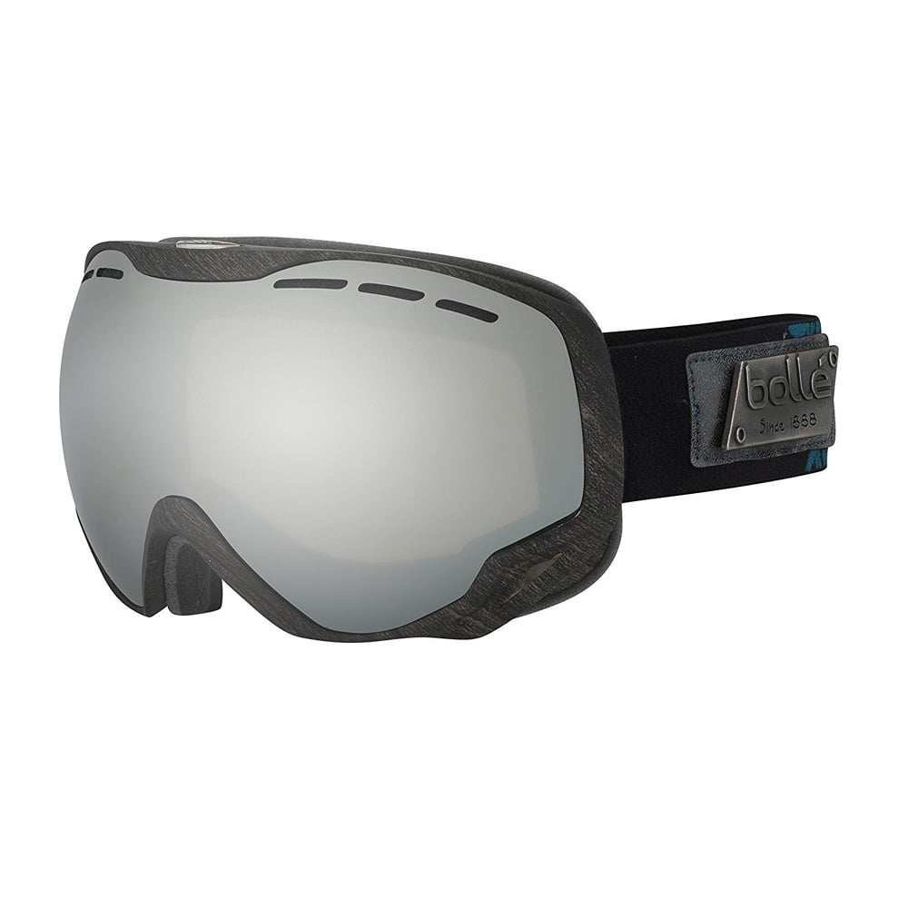 Bolle Winter Emperor Black & Green Heritage Black Chrome 21448 Ski Goggles M L by Bolle