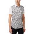 thumbnail image 1 of Calvin Klein - Polo de rugby para hombre, color blanco, mediano Calvin Klein  polo, rugbi, 1 of 1
