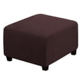 thumbnail image 1 of SUTENGDA Square Ottoman Cover Soft  Stretch Jacquard Ottoman Slipcovers Waterproof Non Slip Footstool Protect With Elastic Bottom Machine Washable-Primary color, 1 of 7