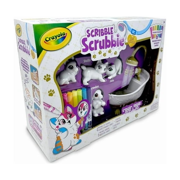 Crayola Scribble Scrubbie Pets Scrub Tub Playset