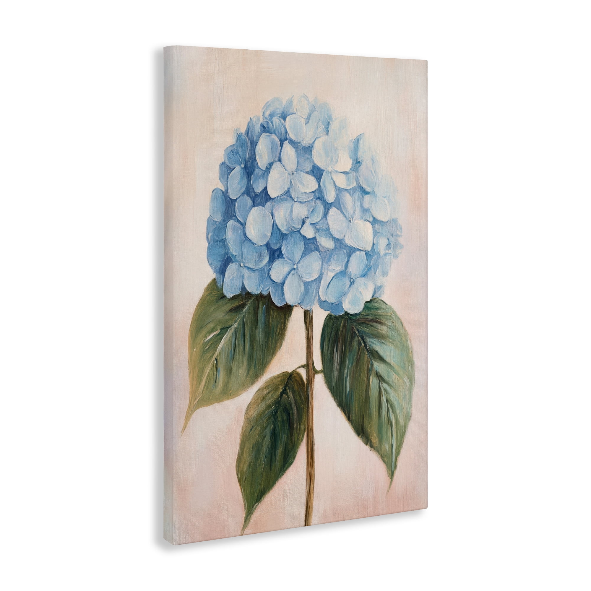 Stupell Industries Baby Blue Hydrangea Canvas Wall Art, design by Petal Prints Design
