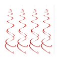thumbnail image 1 of Decoraciones colgantes en espiral PENGJJMXG Decoración de fiestas Colgante en espiral de PVC rojo, 1 of 5