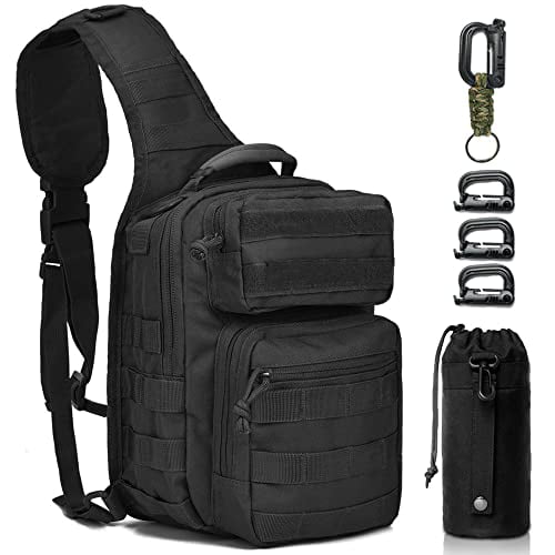 Monoki Tactical Sling Backpack, Military Rover Shoulder Sling Bag 