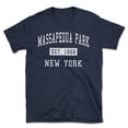 thumbnail image 1 of Massapequa Park New York Classic Established Men's Cotton T-Shirt, 1 of 1