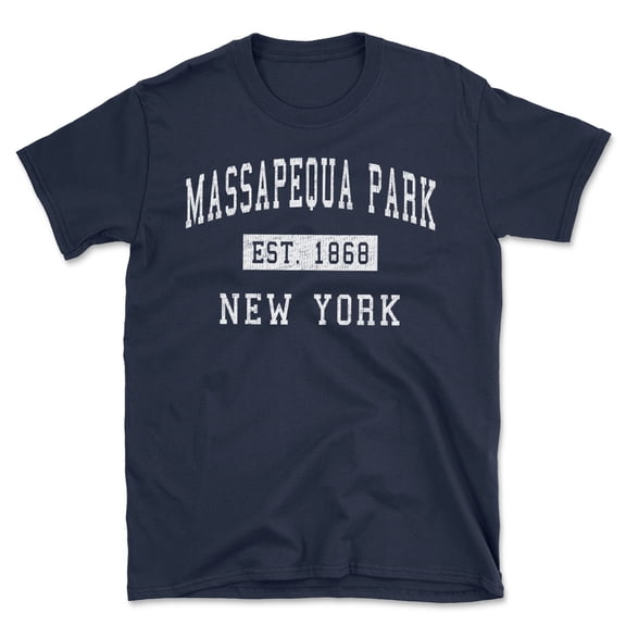 Massapequa Park New York Classic Established Men's Cotton T-Shirt