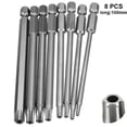 thumbnail image 1 of Bits Set, Hex Shank S2 Premium Steel Head Drill Bit Set, Magnetic Tips Muti-Size, Perfect for Power Drills and Impact Drivers, 1 of 9