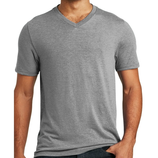 Buy Cool Shirts - Mens Lighweight TriBlend V-neck Tee Shirt, Grey Frost ...