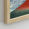 thumbnail image 4 of PixonSign Framed Wall Art Pastel Ocean Seascape Posters, Set of 4 Nautical Horizons Nature Wilderness Illustrations Wall Decor, Adhesive Canvas Prints for Home Decor - 8"x10" Natural, 4 of 5