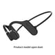 thumbnail image 2 of Worallymy Auriculares deportivos Inalámbrico Bluetooth 5.0 Auriculares Manos libres Gancho para la oreja Auriculares impermeables Fuera de la oreja Negro Worallymy JD735808364, 2 of 7