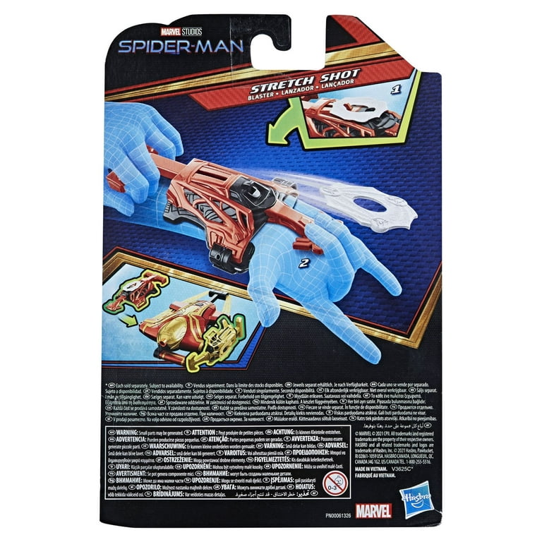 Spider-Man Marvel Web Bolt NERF Blaster Toy for Kids, Movie