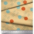 thumbnail image 3 of Soimoi polyester Crepe Fabric Geometric & Polka Dots Decor Fabric Printed Yard 42 Inch Wide, 3 of 3