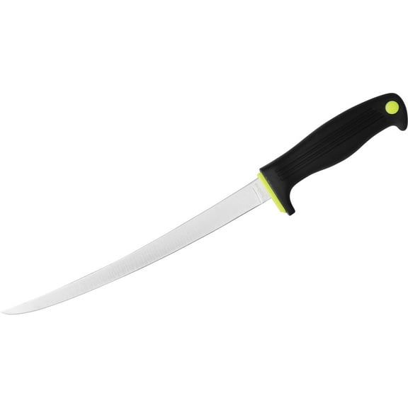 Kershaw Nonslip Fillet Knife, Stainless Steel Lime Black, 9 in